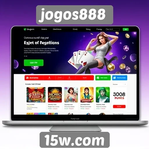 Usabilidade e interface do site jogos888