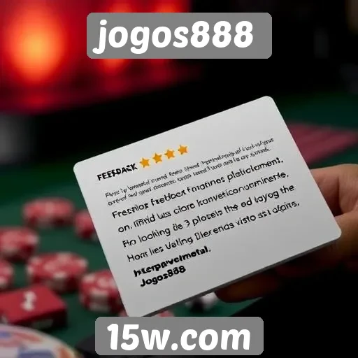 Feedback dos usuários sobre atendimento no jogos888